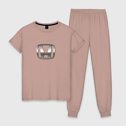 Женская пижама Honda logo auto grey