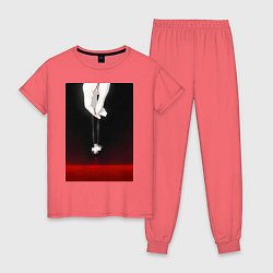 Женская пижама Евангелион талисман Рей