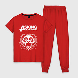 Женская пижама Asking Alexandria rock panda