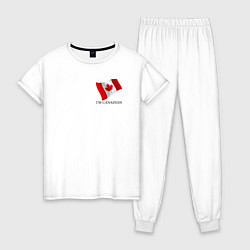 Женская пижама Im Canadian - motto