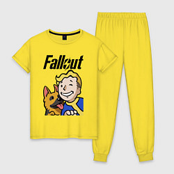 Женская пижама Vault boy and shepherd