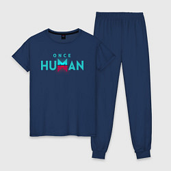 Женская пижама Once human logo