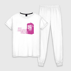 Женская пижама Тардис - самое время