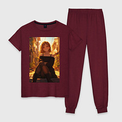 Женская пижама Магическая битва Нобара Кугисаки арт