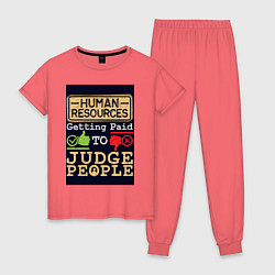Женская пижама Прием на работу