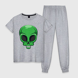 Женская пижама Green skeletor