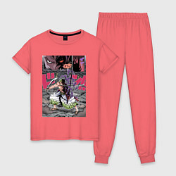 Женская пижама Ван-Пис Зоро Ророноа техника