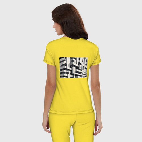 Женская пижама Вдохновлено Ле Корбюзье / Желтый – фото 4