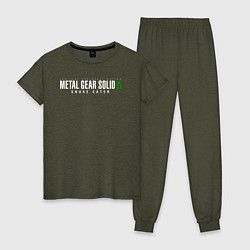 Женская пижама Metal gear solid 3 Snake eater logo