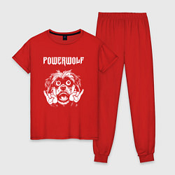 Женская пижама Powerwolf rock dog