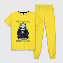 Женская пижама Cyberpunk edge runners - rebecca