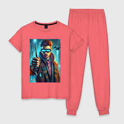 Женская пижама Повзрослевший Гарри Поттер - нейроарт