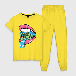 Женская пижама Природа во рту