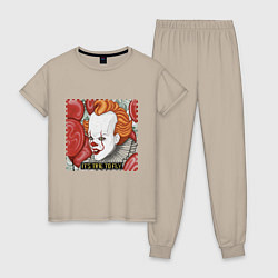 Женская пижама Пиксельный Пеннивайз