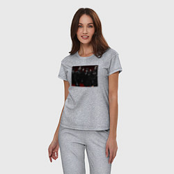 Пижама хлопковая женская Красная Армия - СССР, цвет: меланж — фото 2