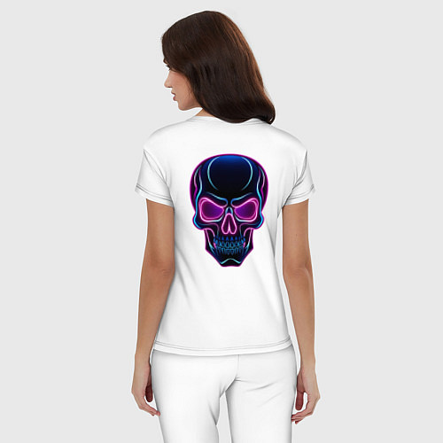 Женская пижама Skull хэллоуин / Белый – фото 4