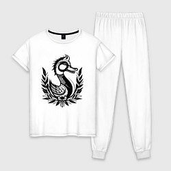 Женская пижама Утка в кельтских узорах