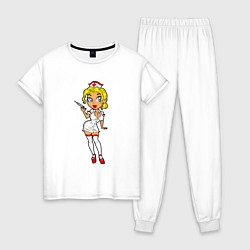 Женская пижама Медсестра блондинка