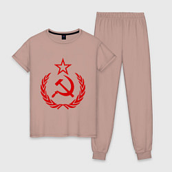 Женская пижама СССР герб