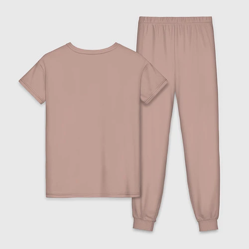Женская пижама Розовый слон / Пыльно-розовый – фото 2