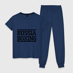 Женская пижама Russia boxing