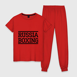 Женская пижама Russia boxing