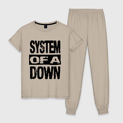 Женская пижама System Of A Down