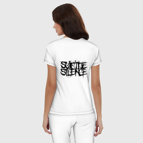 Женская пижама Suicide Silence: Venom / Белый – фото 4