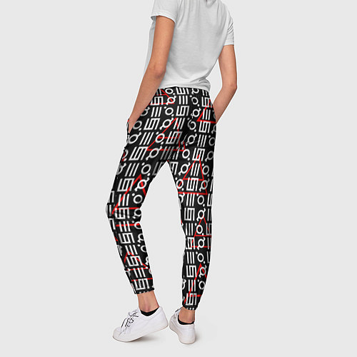 Женские брюки 30 STM: Symbol Pattern / 3D-принт – фото 4