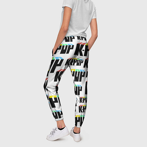 Женские брюки K-pop Pattern / 3D-принт – фото 4
