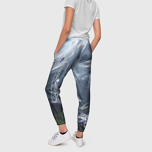 Женские брюки Горы Алтая / 3D-принт – фото 4