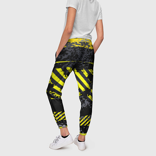 Женские брюки Grunge Line / 3D-принт – фото 4