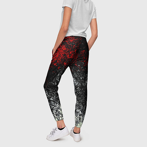 Женские брюки Взрыв красок / 3D-принт – фото 4