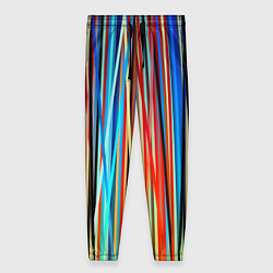 Брюки женские Colored stripes, цвет: 3D-принт
