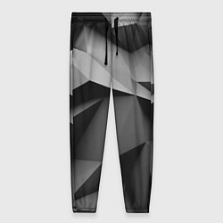 Брюки женские Gray abstraction, цвет: 3D-принт
