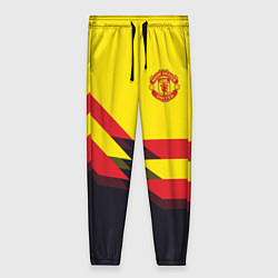 Брюки женские Man United FC: Yellow style, цвет: 3D-принт