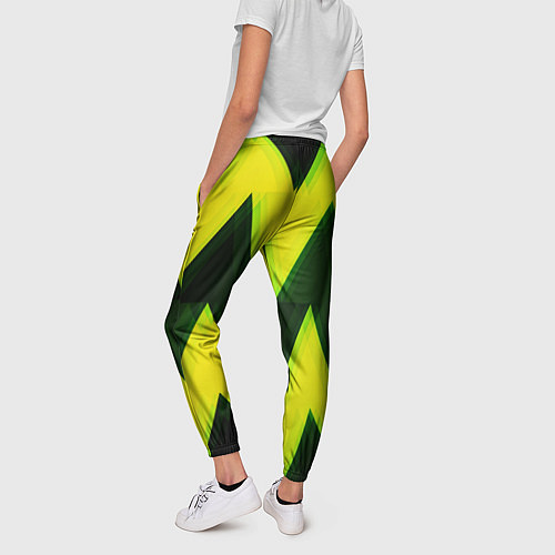 Женские брюки Zigzag / 3D-принт – фото 4