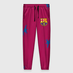 Брюки женские FC Barcelona: Purple Original, цвет: 3D-принт