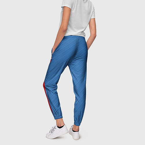 Женские брюки BMW M: Blue Carbon / 3D-принт – фото 4