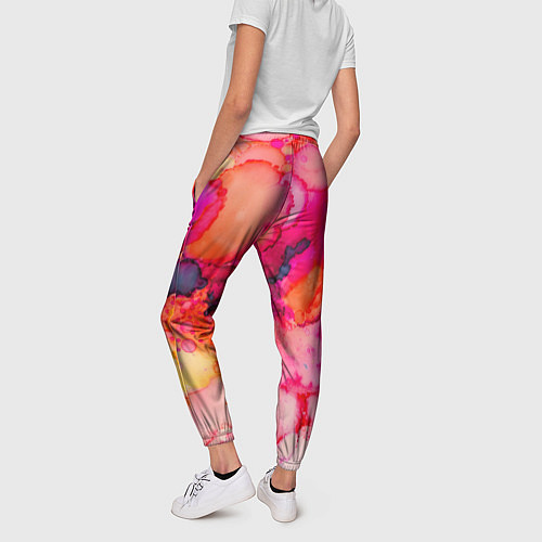 Женские брюки Весенние краски / 3D-принт – фото 4