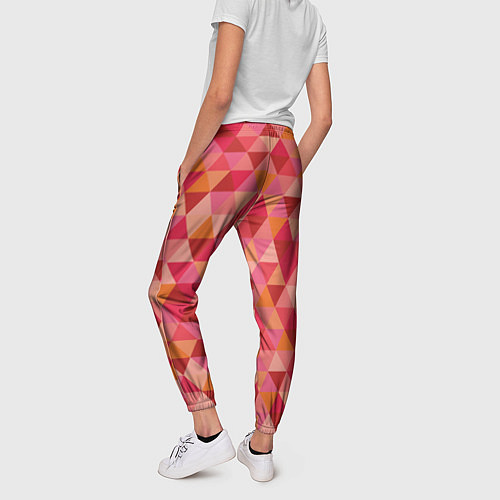 Женские брюки Hipster Red / 3D-принт – фото 4