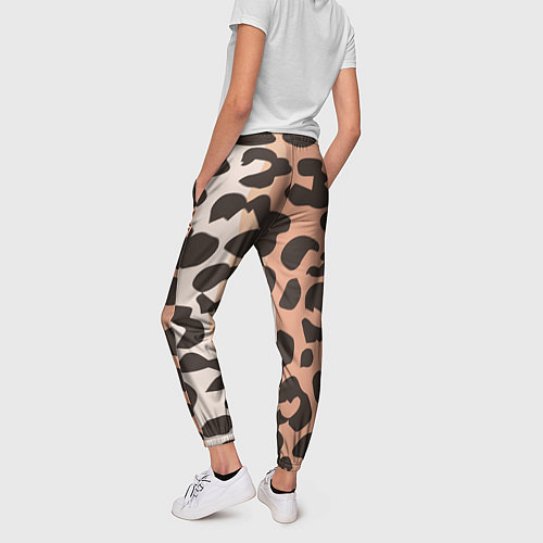 Женские брюки Шкура леопарда / 3D-принт – фото 4