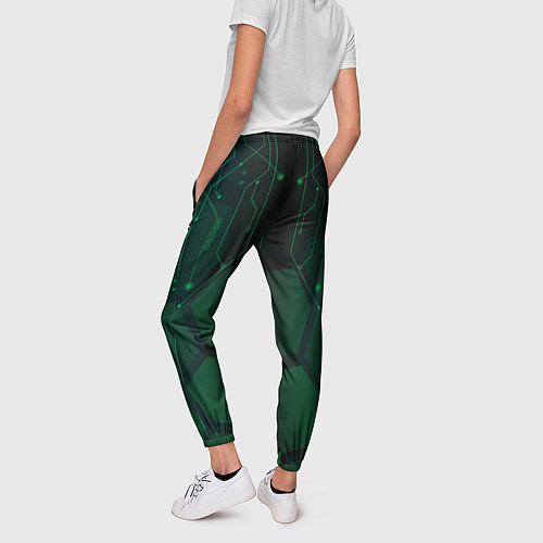 Женские брюки PUBG: Green Guard / 3D-принт – фото 4