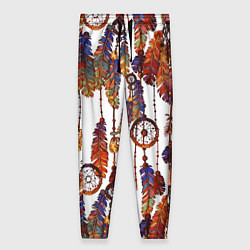 Женские брюки Бохо перья