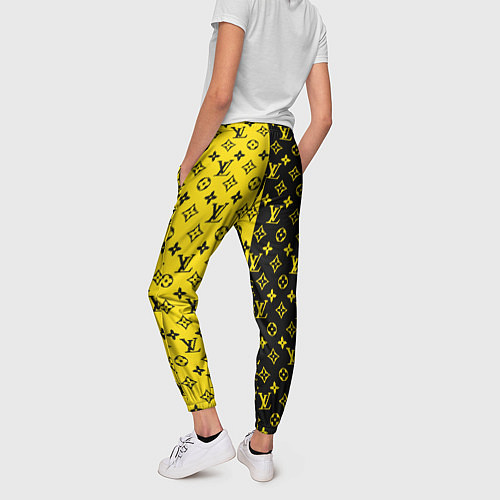Женские брюки BILLIE EILISH x LV Yellow / 3D-принт – фото 4