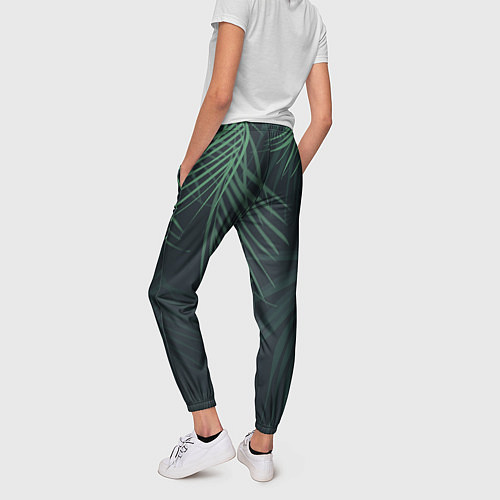 Женские брюки Пальмовый узор / 3D-принт – фото 4