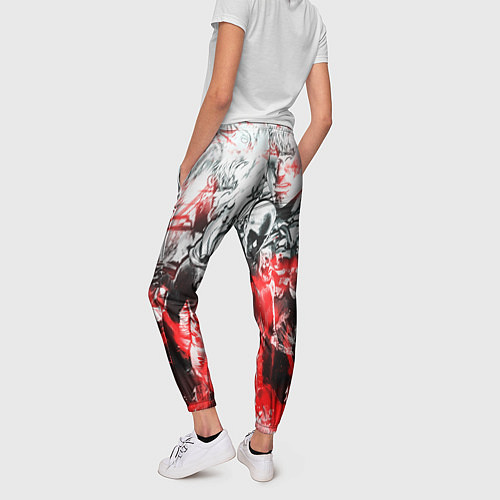 Женские брюки One-Punch Man Collage / 3D-принт – фото 4