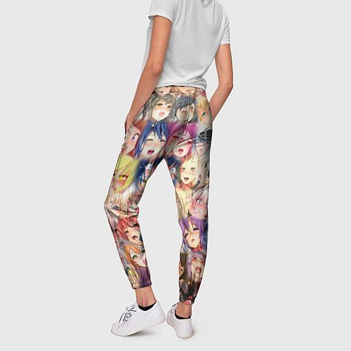 Женские брюки Ахегао / 3D-принт – фото 4