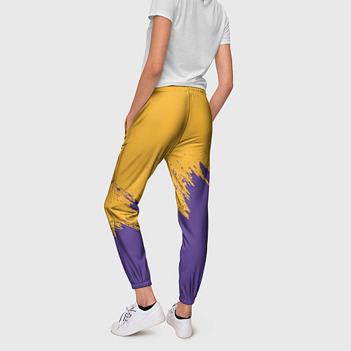 Женские брюки LA LAKERS / 3D-принт – фото 4