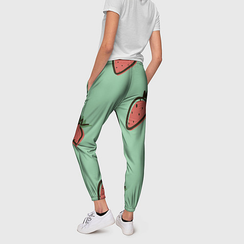 Женские брюки Морковный дождь / 3D-принт – фото 4